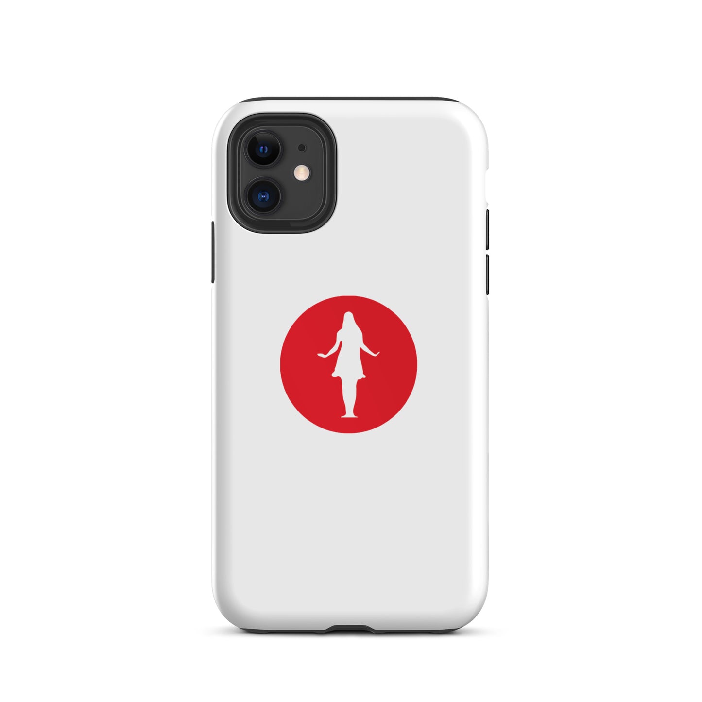 Funda dura para iPhone (círculo rojo)