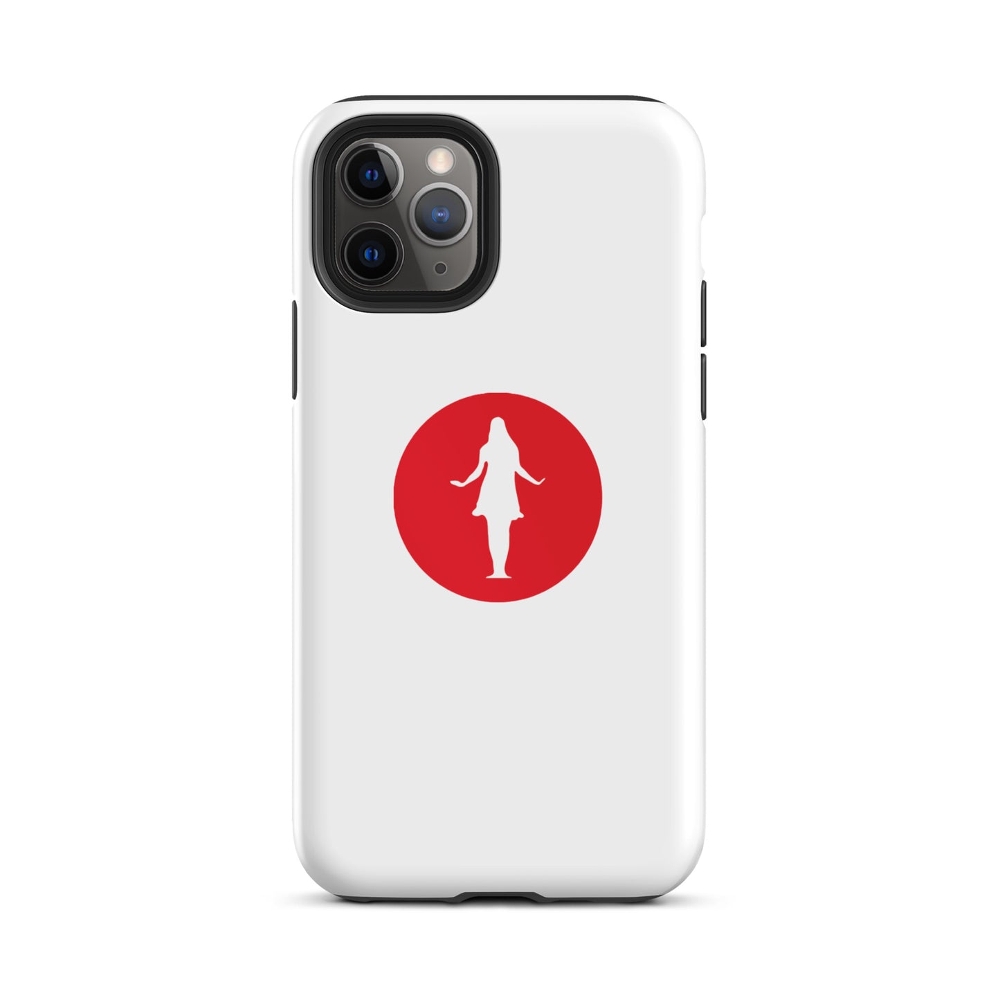 Funda dura para iPhone (círculo rojo)