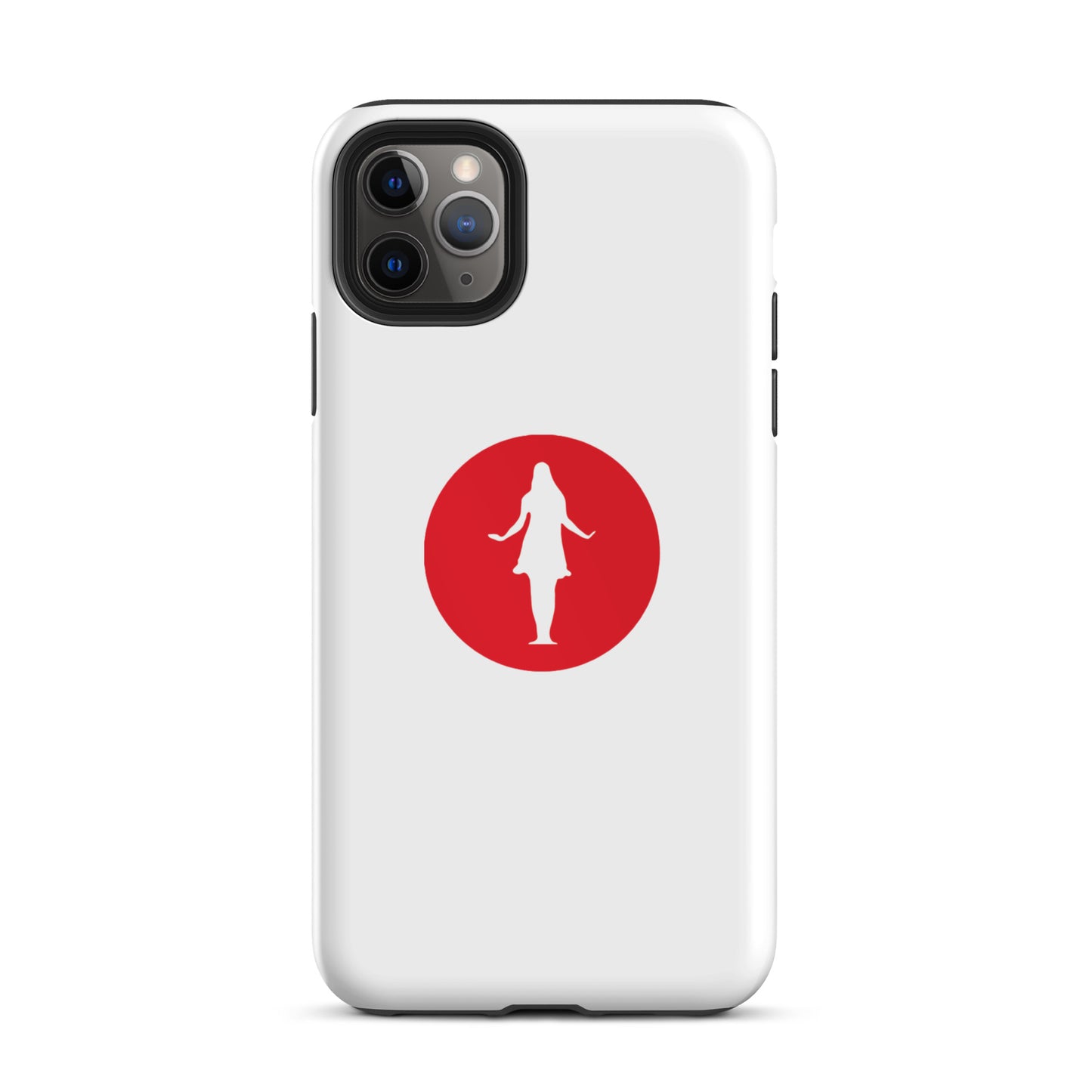 Funda dura para iPhone (círculo rojo)