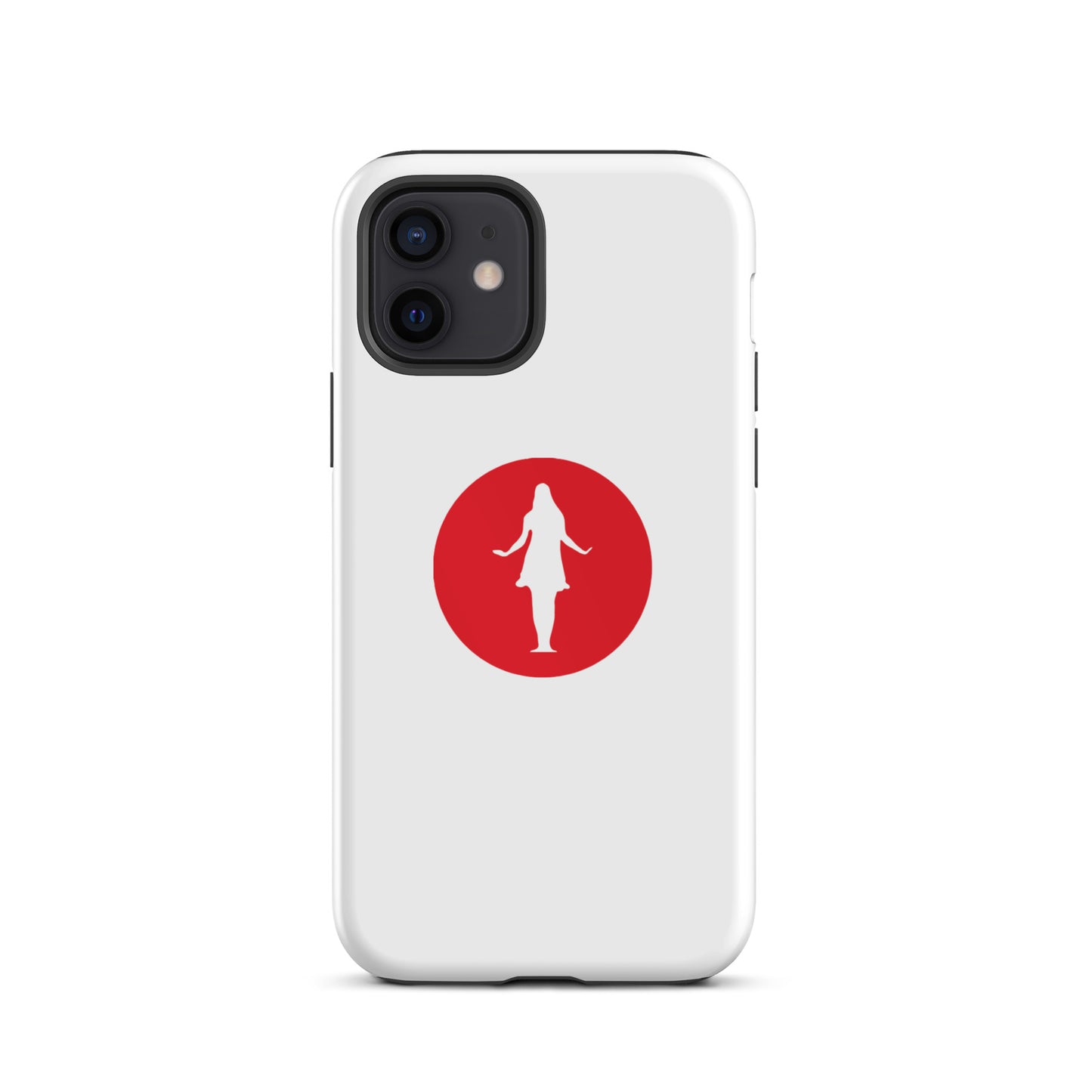 Funda dura para iPhone (círculo rojo)