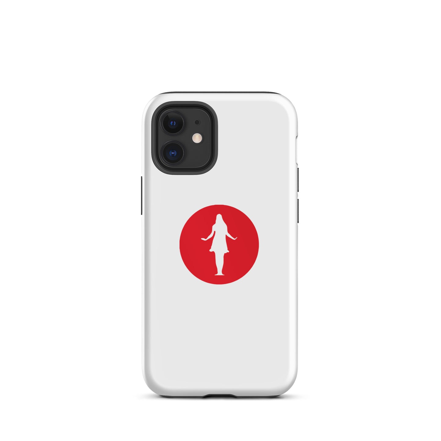 Funda dura para iPhone (círculo rojo)