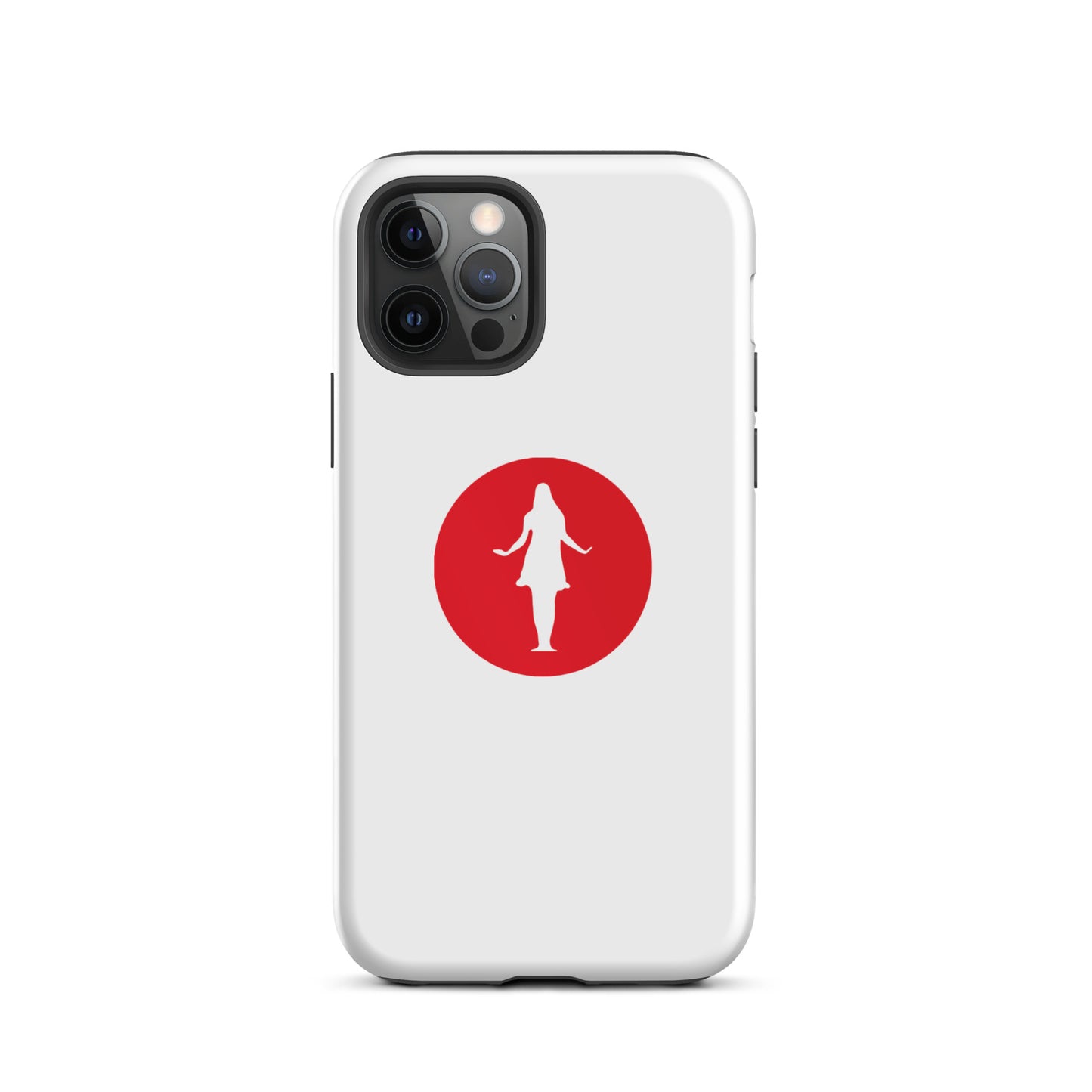 Funda dura para iPhone (círculo rojo)