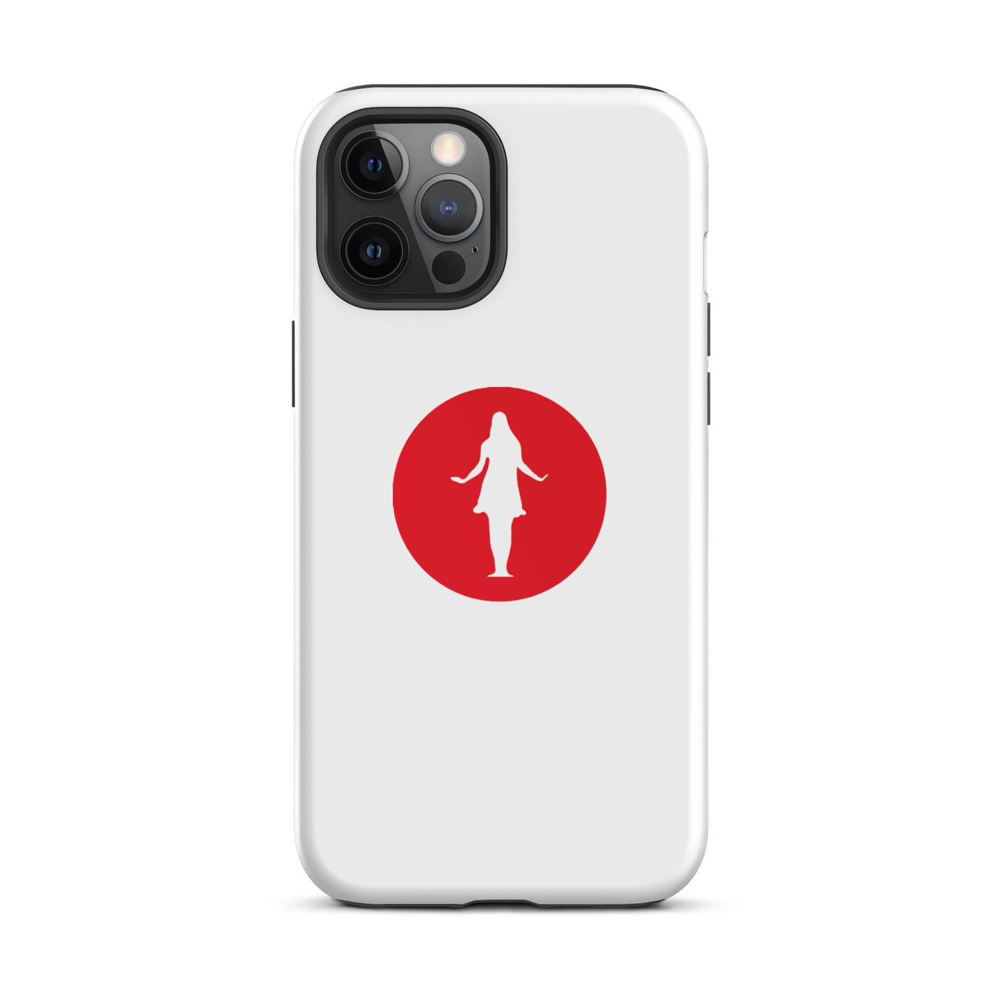 Funda dura para iPhone (círculo rojo)