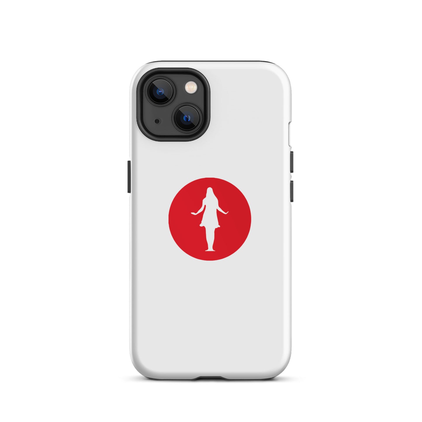 Funda dura para iPhone (círculo rojo)