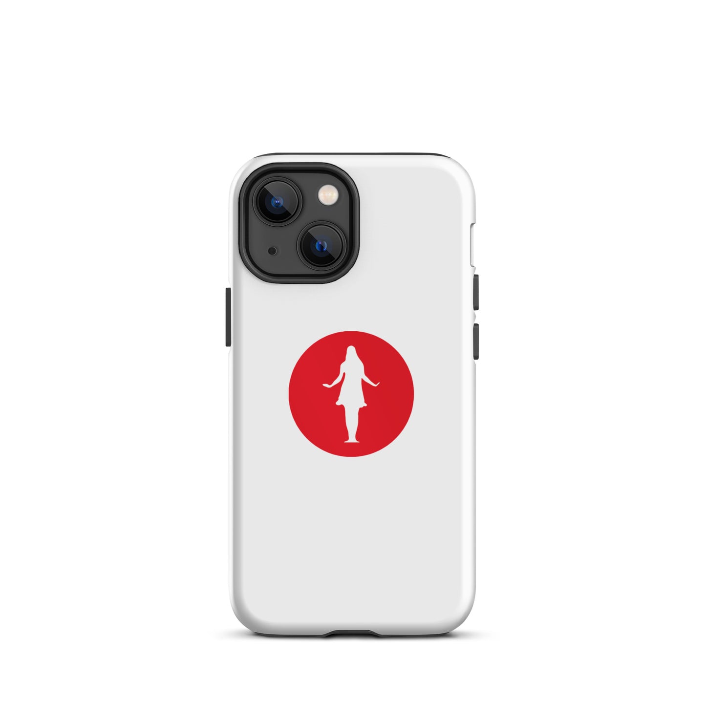 Funda dura para iPhone (círculo rojo)