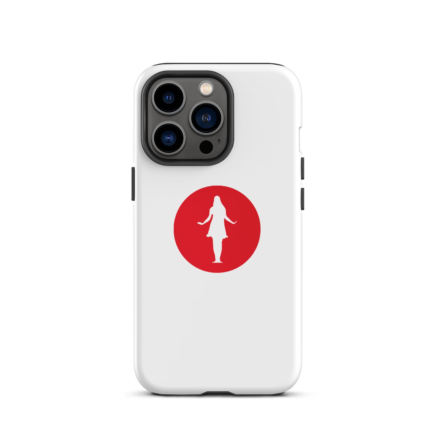 Funda dura para iPhone (círculo rojo)