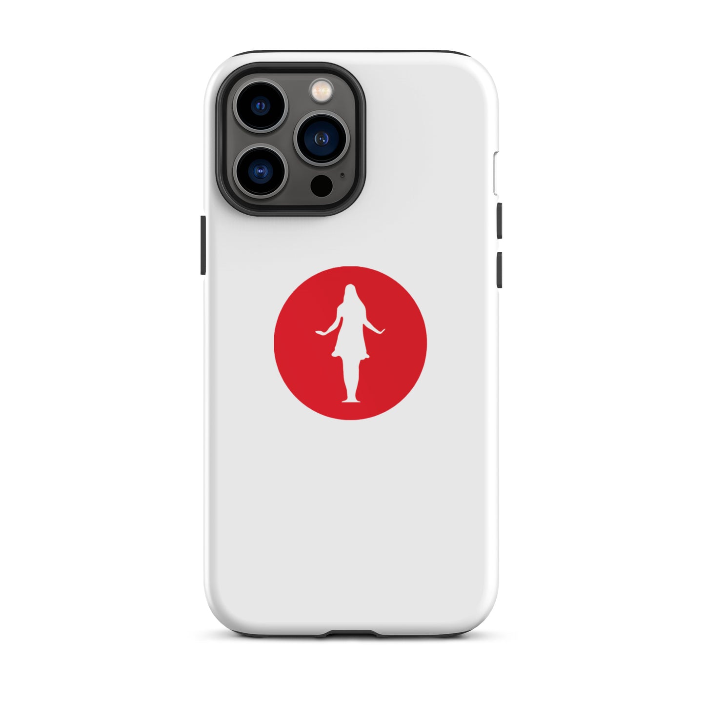 Funda dura para iPhone (círculo rojo)