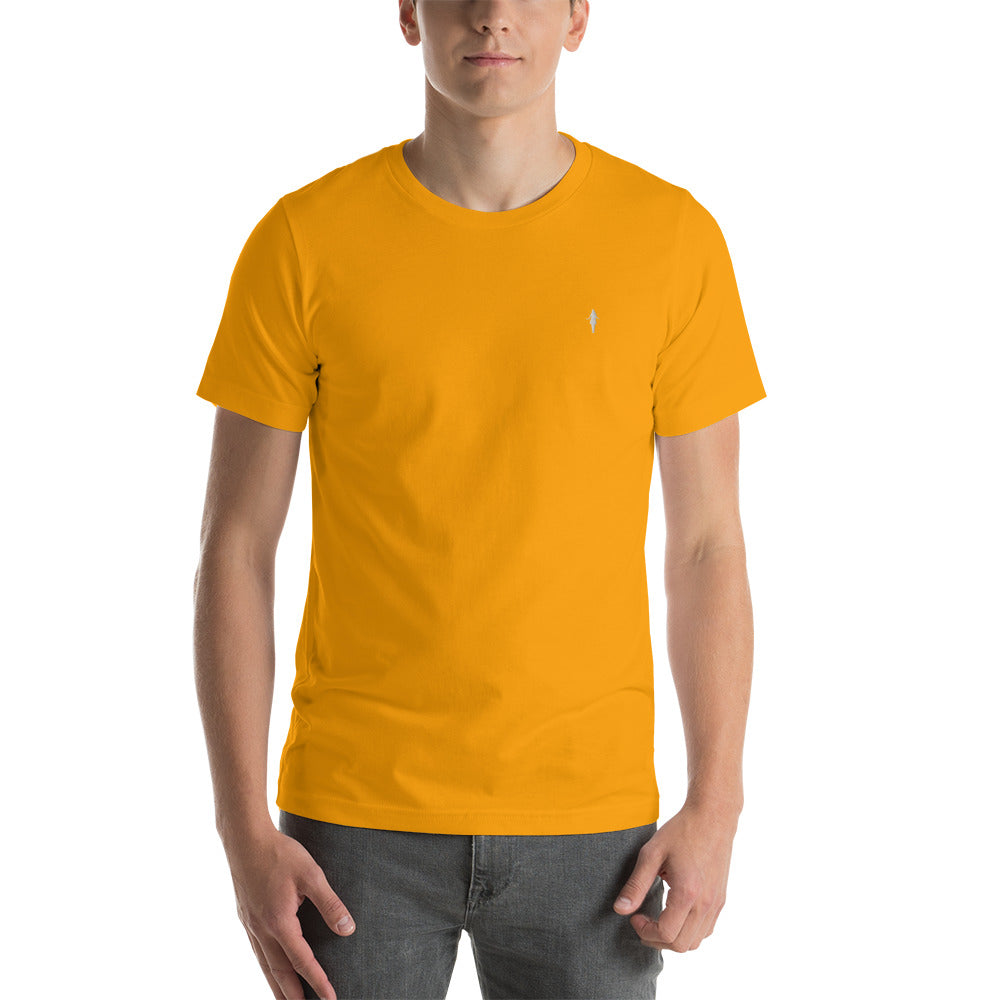 Camiseta varios colores con bordado blanco