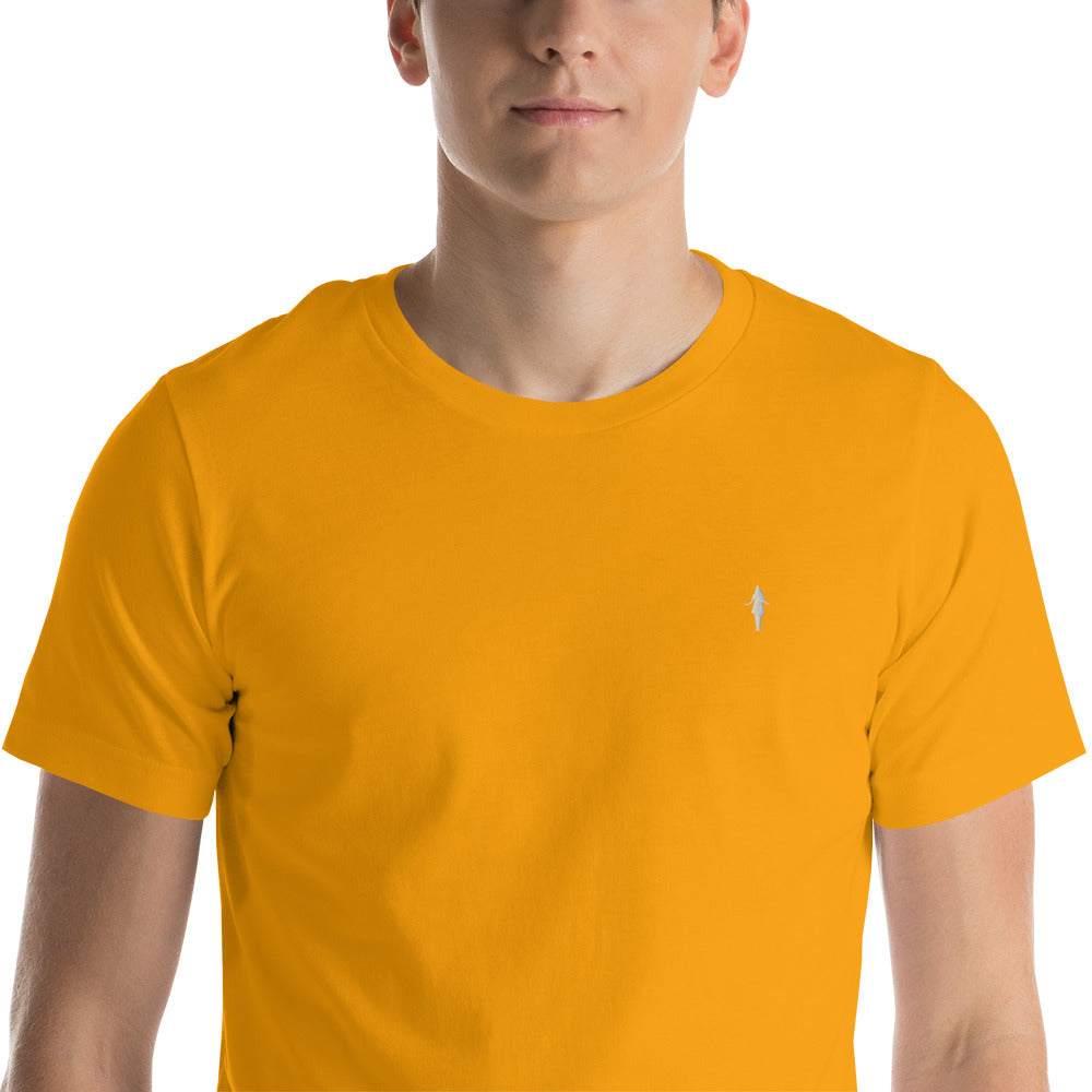 Camiseta varios colores con bordado blanco