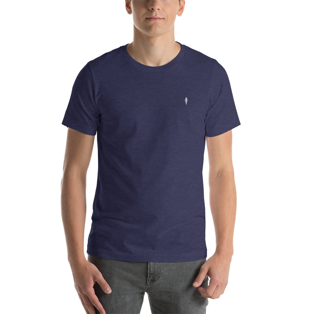 Camiseta varios colores con bordado blanco