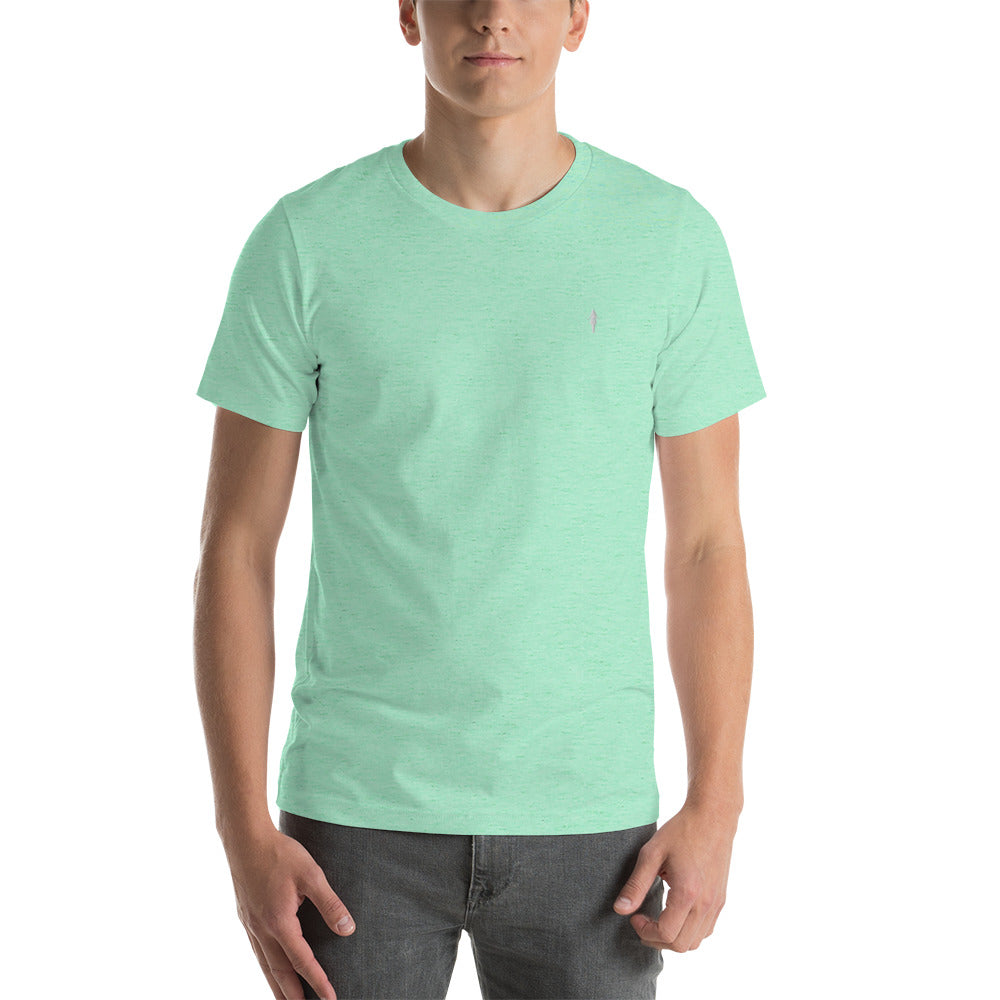 Camiseta varios colores con bordado blanco