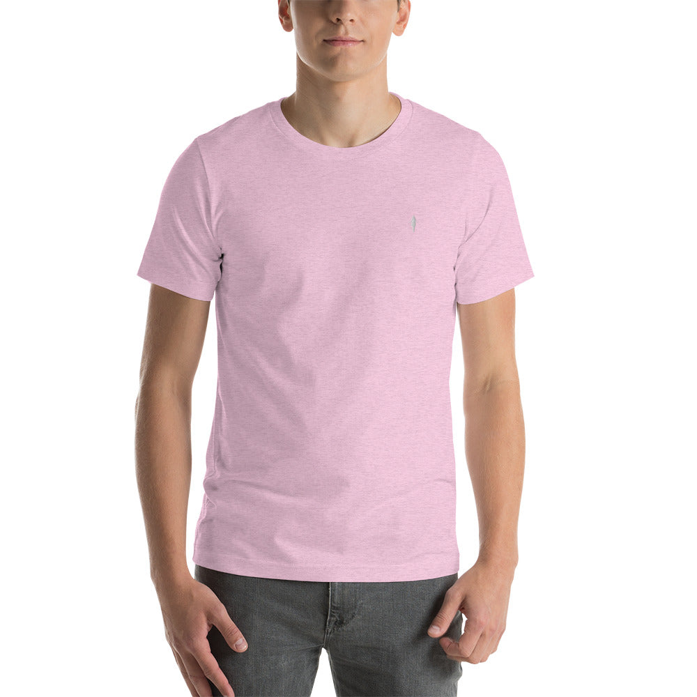 Camiseta varios colores con bordado blanco