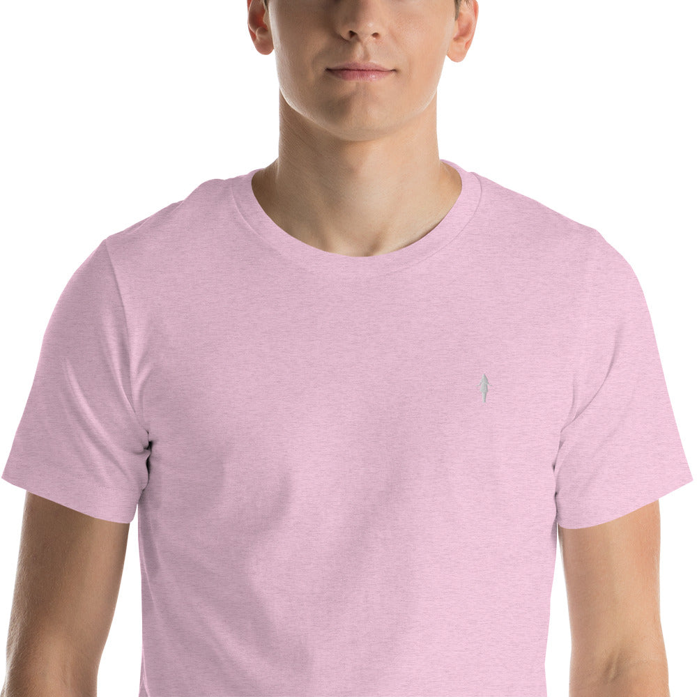 Camiseta varios colores con bordado blanco