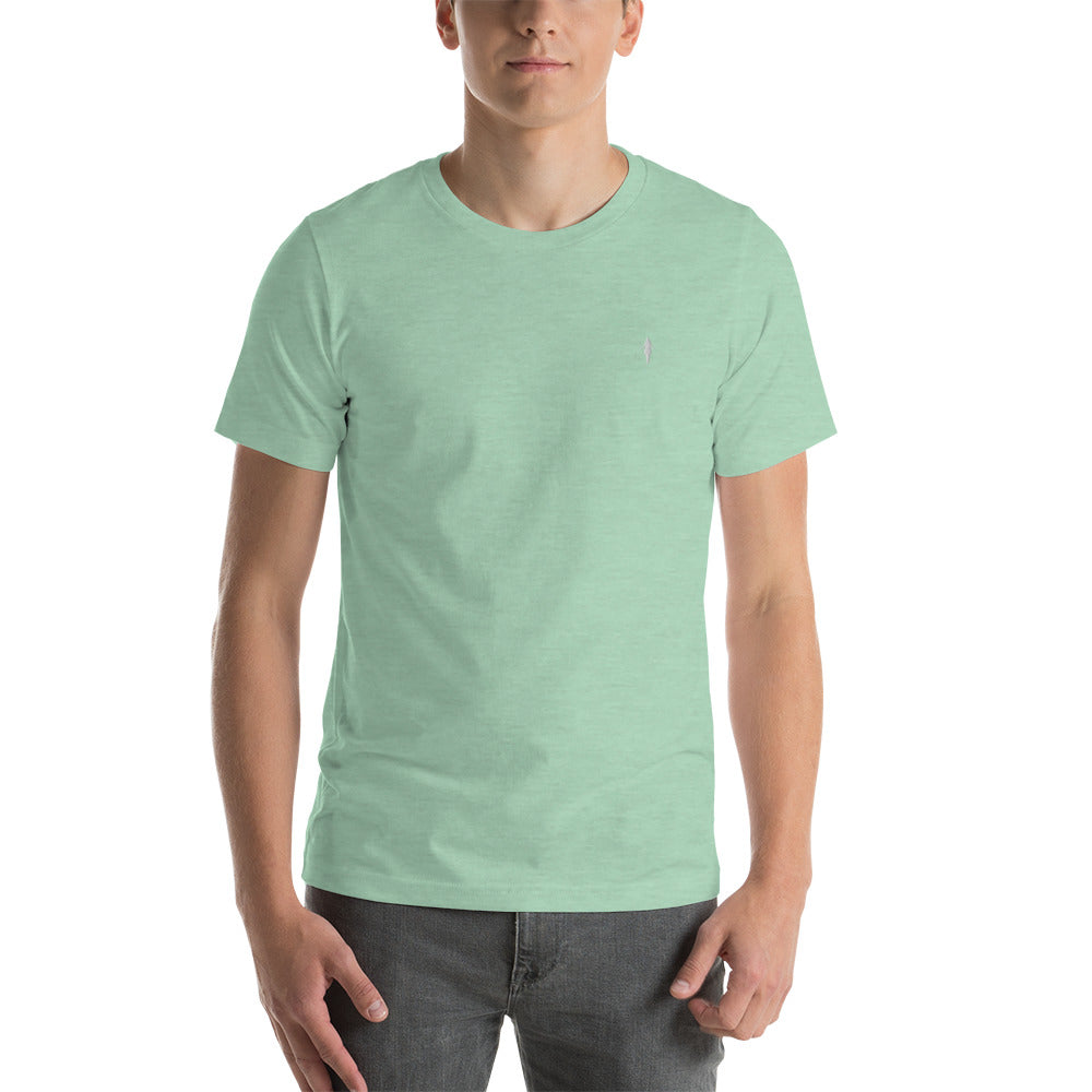 Camiseta varios colores con bordado blanco