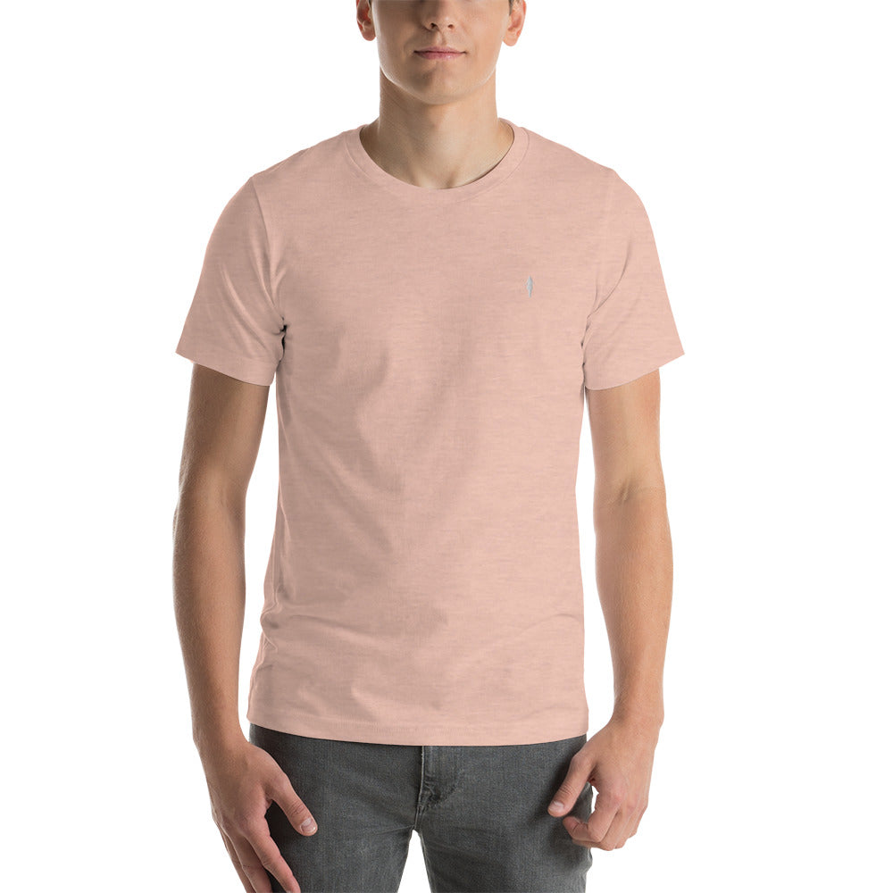 Camiseta varios colores con bordado blanco