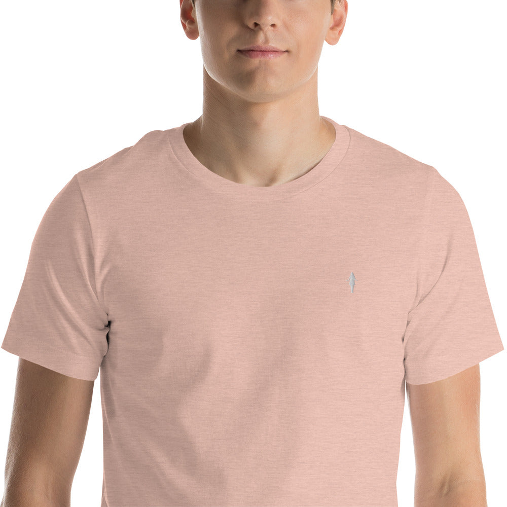 Camiseta varios colores con bordado blanco