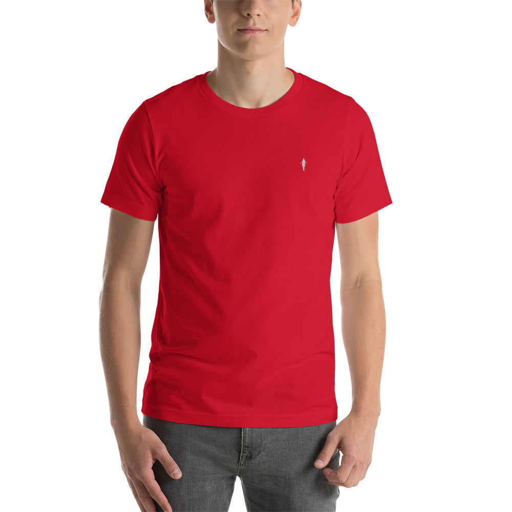 Camiseta varios colores con bordado blanco