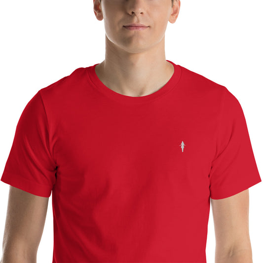 Camiseta varios colores con bordado blanco