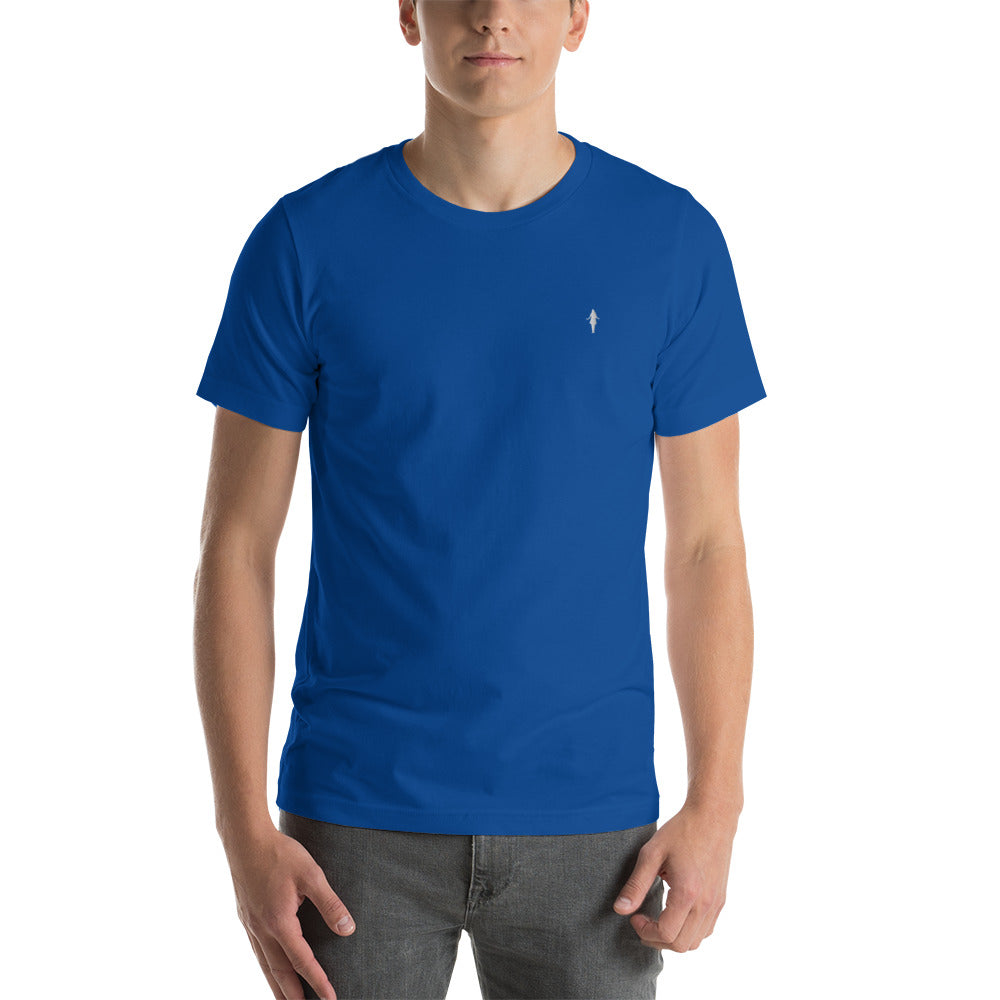 Camiseta varios colores con bordado blanco